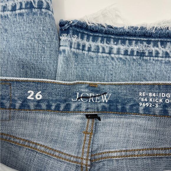 J.Crew Mid-rise relaxed kickout jean Synniva Wash - Picture 6 of 10